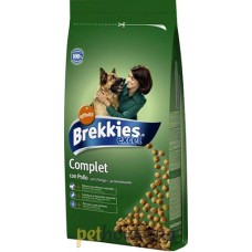 Brekkies Excel Complet - пиле и ориз - за кучета средни и големи породи над 1 година 20 кг.